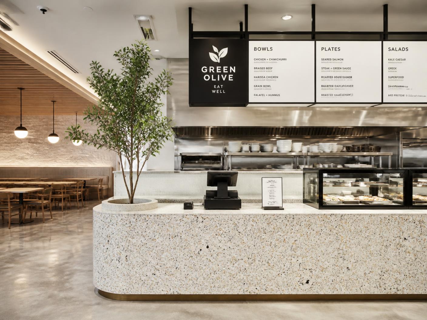 Fast-Casual Culinary Concept concept interior